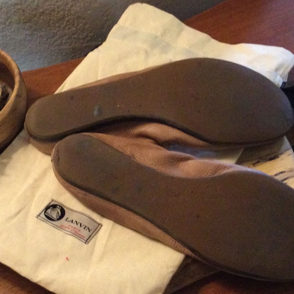 Lanvin Women's Tan Ballet Flats - Picture 5 of 8